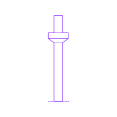 Buildings Concrete Columns Corbel 3 Continuous Craft Design Svg File, Free Vectors File